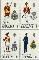 Gibraltar gib 313#316  1974 Militaire uniformen  Postfris