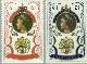 Gibraltar gib 346#347  1977 Koningin Elizabeth- Regeringsjubileum  Postfris