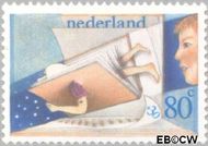 Nederland NL 1213 1980 Kind en boeken Postfris 80+30