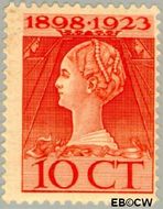 Nederland NL 124  1923 Koningin Wilhelmina- Regeringsjubileum 10 cent  Ongebruikt