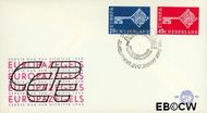 Nederland NL E90 1968 C.E.P.T.- Sleutel FDC zonder adres