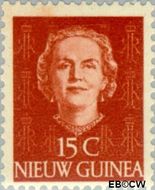 Nieuw-Guinea NG 10  1950 Type 'En Face' 15 cent  Gestempeld
