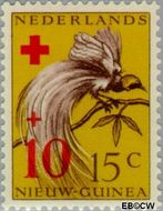 Nieuw-Guinea NG 40  1956 Paradijsvogel 15+10 cent  Gestempeld