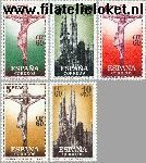 SPA 1177#1182 Postfris 1960 Postzegeltentoonstelling Barcelona