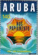 Aruba AR 189  1997 Jaar van het Papiamento 140 cent  Gestempeld