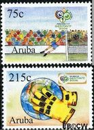 Aruba AR 361#362 2006 WK Voetbal Postfris