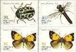azo 369#372C Postfris 1985 Insecten