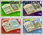 Gibraltar gib 628#631  1991 Kerstliederen  Postfris