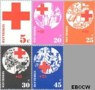 Nederland NL 1015#1019 1972 Rode Kruis Postfris