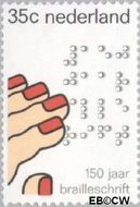 Nederland NL 1077 1975 Brailleschrift Postfris 35
