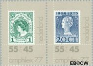 Nederland NL 1137-1138 1977 Postzegeltentoonstelling Amphilex '77 Postfris