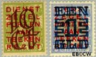 Nederland NL 132#133  1923 Opruimingsuitgifte   cent  Ongebruikt