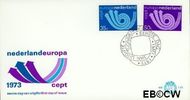 Nederland NL E125 1973 C.E.P.T.- Posthoorn FDC zonder adres