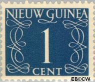Nieuw-Guinea NG 1  1950 Type 'van Krimpen' 1 cent  Gestempeld