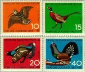Berlin ber 250#253  1965 Vogels  Postfris
