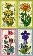 Berlin ber 510#513  1975 Alpenbloemen  Postfris
