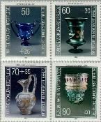Berlin ber 765#768  1986 Glazen  Postfris