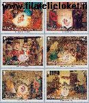 Gibraltar gib 1022#1027  2002 Bijbelse voorstellingen  Postfris