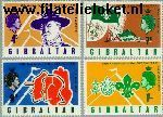 Gibraltar gib 211#214  1968 Scouting  Postfris