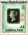Gibraltar gib 601#  1990 Postzegeljubileum  Postfris