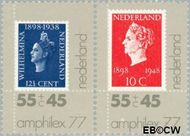 Nederland NL 1139-1140 1977 Postzegeltentoonstelling Amphilex '77 Postfris
