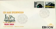 Nederland NL E65 1964 Spoorwegen FDC zonder adres