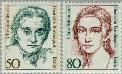 Berlin ber 770#771  1986 Bekende vrouwen  Postfris