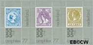 Nederland NL 1098-1100  1976 Int. Postzegeltentoonstelling Amphilex '77  cent  Postfris