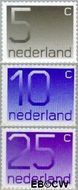 Nederland NL 1108b#1110b 2001 Cijfer type 'Crouwel' Postfris