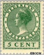 Nederland NL 149  1924 Koningin Wilhelmina- Type 'Veth' 5 cent  Ongebruikt