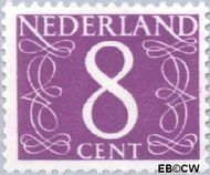 Nederland NL 468  1957 Cijfer type 'van Krimpen' 8 cent  Gestempeld