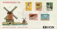 Nederland NL E47 1961 Vogels FDC zonder adres