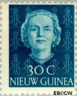 Nieuw-Guinea NG 13  1950 Type 'En Face' 30 cent  Gestempeld