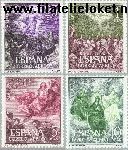 SPA 1366#1369 Postfris 1962 Schilderijen