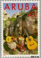 Aruba AR 122  1993 Folklore 40 cent  Gestempeld