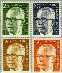 Berlin ber 393#396  1972 Heinemann, Dr. Gustav  Postfris