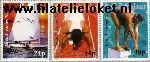 Gibraltar gib 715#717  1995 Island Games  Postfris