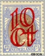 Nederland NL 119  1923 Opruimingsuitgifte 10#17½ cent  Ongebruikt