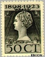 Nederland NL 128  1923 Koningin Wilhelmina- Regeringsjubileum 50 cent  Ongebruikt