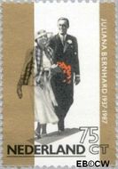 Nederland NL 1367# 1987 Koningin Juliana- Huwelijksjubileum Postfris