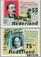 Nederland NL 1370#1371  1987 Sterfdagen  cent  Postfris