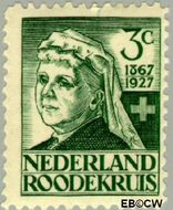 Nederland NL 204  1927 Rode Kruis 3+2 cent  Gestempeld