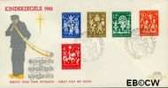 Nederland NL E49 1961 Feesten FDC zonder adres