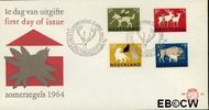 Nederland NL E63 1964 Dieren FDC zonder adres