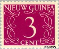 Nieuw-Guinea NG 4  1950 Type 'van Krimpen' 3 cent  Gestempeld