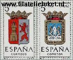 SPA 1370#1371 Postfris 1962 Provinciewapens