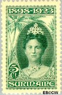 Suriname SU 104  1923 Regeringsjubileum Wilhelmina 1898-1923 5 cent  Gestempeld