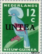 West-Nieuw-Guinea NG WNG13  1962 UNTEA opdruk 12 cent  Gestempeld