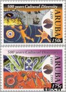 Aruba AR 232#233 1999 Culturele diversiteit Postfris