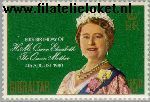 Gibraltar gib 408#  1980 Queen Mother  Postfris